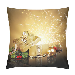 Personality  Christmas Surprise Gift Box Pillow Covers