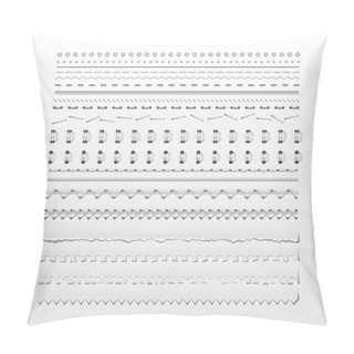Personality  Stitches And Dividers Pillow Covers