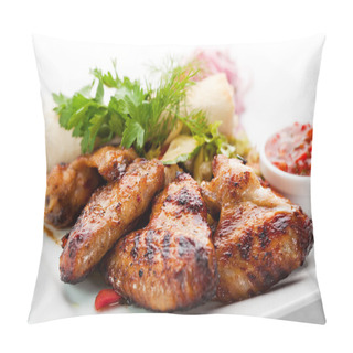 Personality  BBQ Chicken Wings Pillow Covers