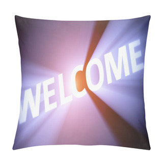 Personality  Illuminated WELCOME Pillow Covers
