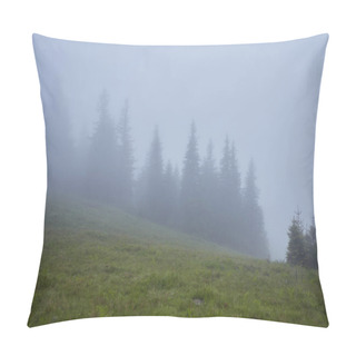 Personality  Misty Dawn In The Mountains Pillow Covers