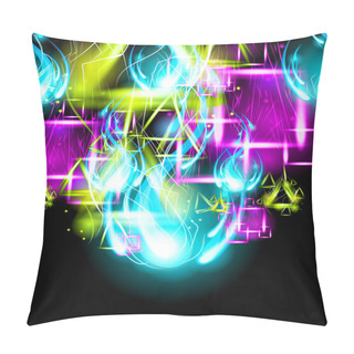 Personality  Vector Graffiti Paint Art Background Pillow Covers