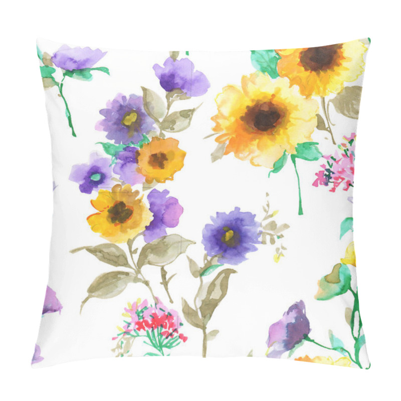 Personality  watercolor seamless pattern pillow covers