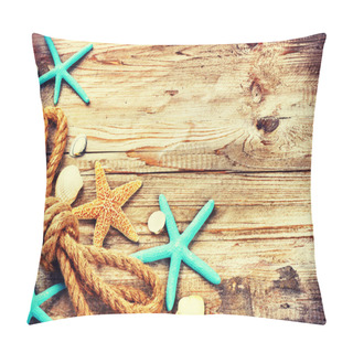 Personality  Seashells And Old Rope Pillow Covers