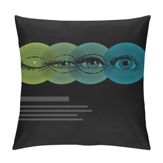 Personality  Human Eyes Pillow Covers