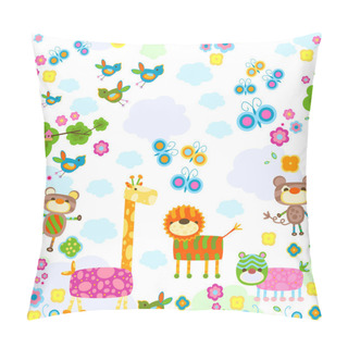 Personality  Animals Background Pillow Covers