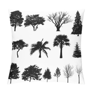 Personality  Trees' Silhouettes Pillow Covers