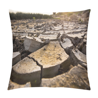 Personality  Dry Cracked Earth Pillow Covers