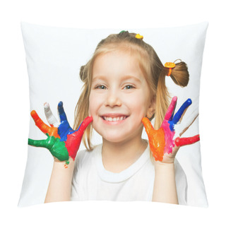 Personality  Hands In The Paint Pillow Covers