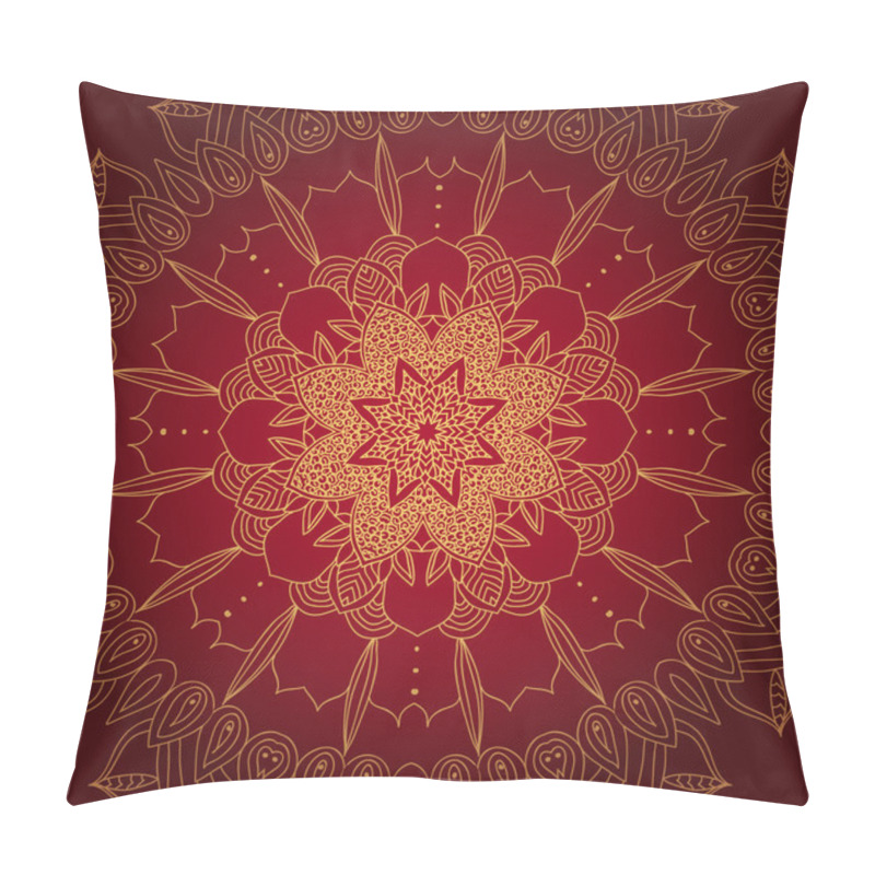 Personality  Vector Delicate Lace Round Pattern Pillow Covers