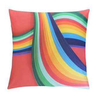 Personality  Colored Stripes Pillow Covers
