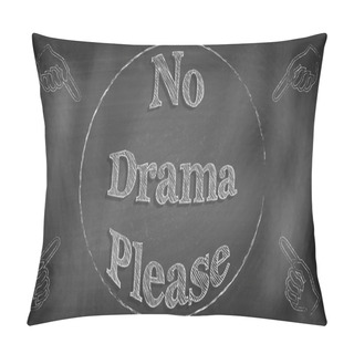 Personality  No Drama Please Pillow Covers