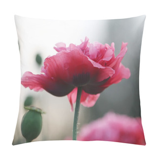 Personality  Pink Peony Flower Pillow Covers