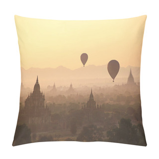 Personality  Silhouette Of Hot Air Balloons Pillow Covers