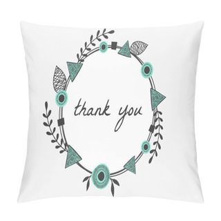 Personality  Tribal Frame Typographic Design Pillow Covers