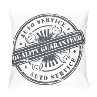 Personality  Car Service Stamp Pillow Covers