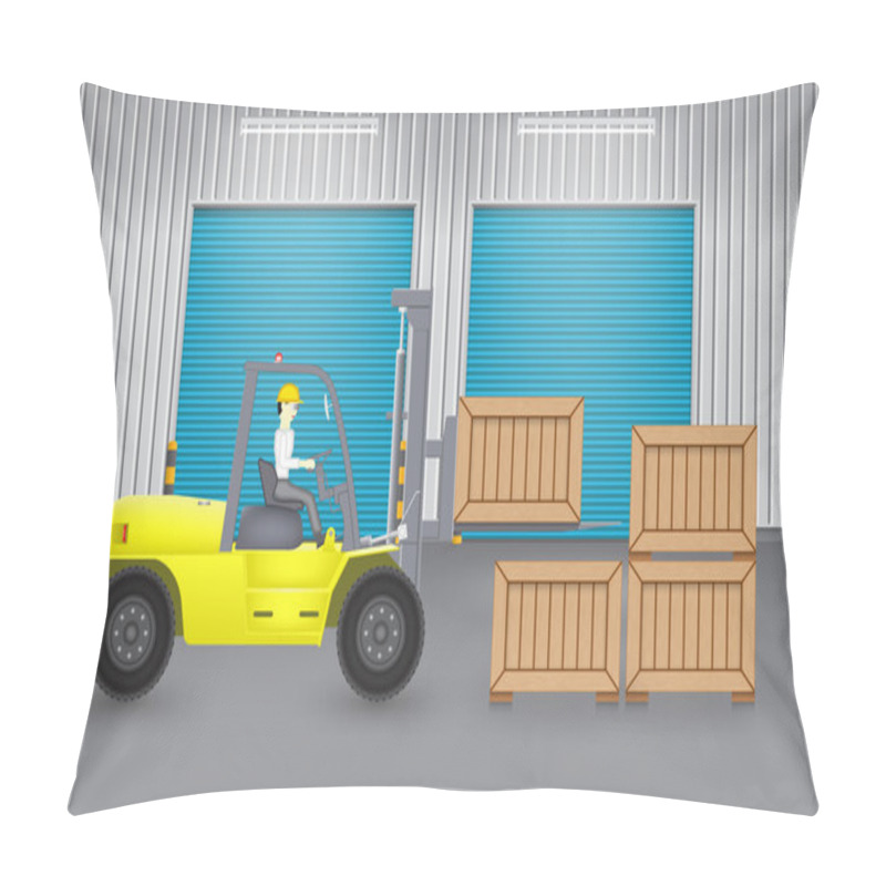 Personality  Forklift  Pillow Covers