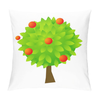 Personality  Vector Icon Tree Pillow Covers