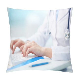 Personality  Medical Person Typing Pillow Covers
