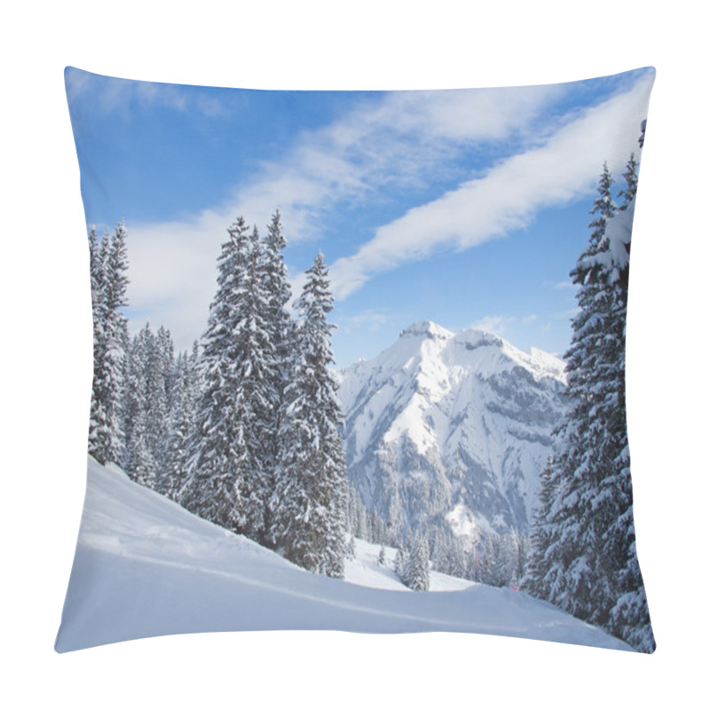 Personality  Winter in alps pillow covers