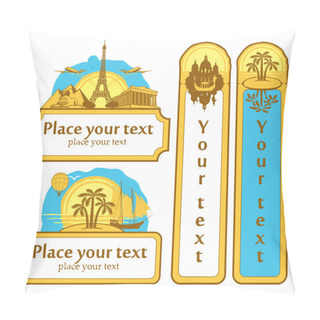 Personality  Travel Pictures Pillow Covers