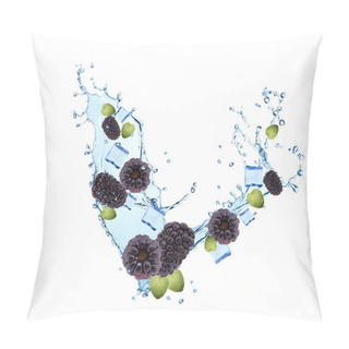 Personality  Fresh Fruit And Ice Cube Pillow Covers