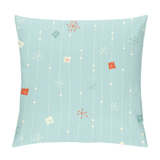 Personality  Seamless Vintage Winter Pattern Pillow Covers