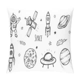 Personality  Space, Planet And Cosmic Equipment Set Pillow Covers