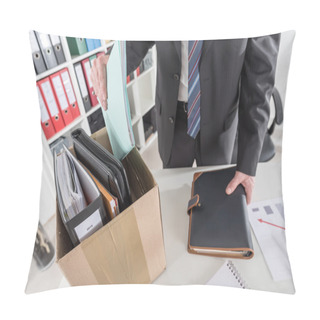 Personality  Concept Of Job Loss Pillow Covers