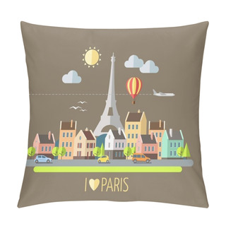 Personality  Eiffel Tower In Paris, France Pillow Covers