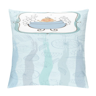 Personality  Baby Boy Shower Card Pillow Covers