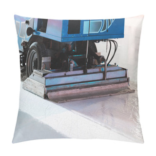 Personality  Special Machine Ice Harvester Cleaning The Ice Rink Pillow Covers