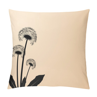 Personality  Dandelions. Pillow Covers