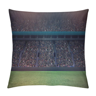 Personality  Crowded Soccer Stadium Pillow Covers