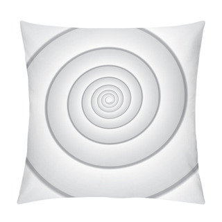 Personality  Abstract White Spiral Background Pillow Covers