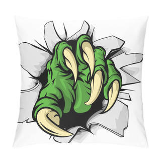 Personality  Monster Claw Ripping Hole Pillow Covers