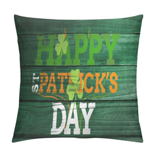Personality  Composite Image Of Patricks Day Greeting Pillow Covers