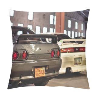 Personality  MESA, UNITED STATES - Dec 22, 2019: Photos From A Select Car Show Pillow Covers