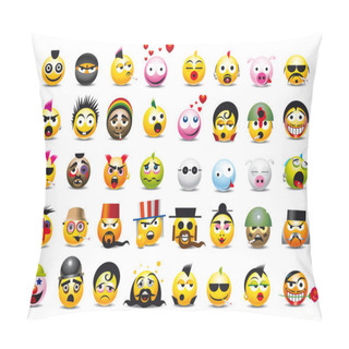 Personality  Brand-new Collection Of Amazing Emoticons Pillow Covers