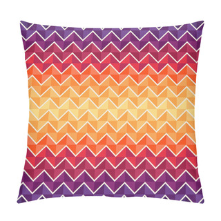 Personality  Geometric Pattern With Zigzags Pillow Covers