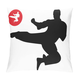 Personality  Karate In The Jump Pillow Covers