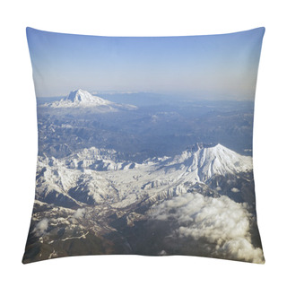 Personality  Mt. St. Helens And Mt. Adams, Washington Pillow Covers