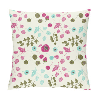 Personality  Fruits And Berries Deco Tile Pillow Covers