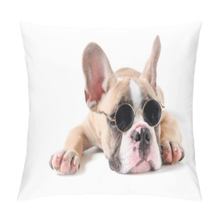 Personality  Cute French Bulldog Wear Sunglass And Sleeping  Pillow Covers