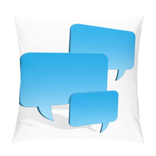 Personality  3d Speech Bubbles Collection Hovering Pillow Covers