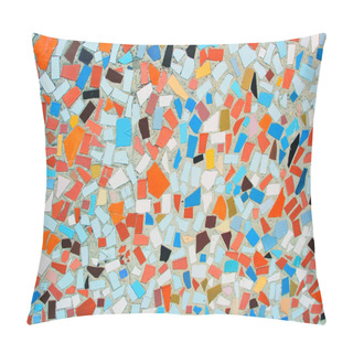 Personality  Colorful Abstract Ceramic Mosaic Close Up Pillow Covers