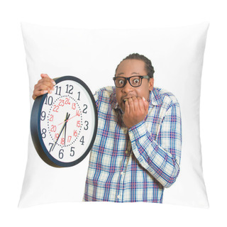 Personality  Running To Of Time Young Man Pillow Covers