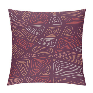Personality  Abstract Hand-drawn Seamless Pattern Pillow Covers
