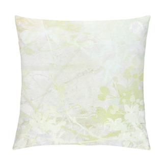 Personality  Pale Flower Art On Paper Textured Background Pillow Covers