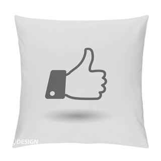 Personality  Pictograph Of Like Icon Pillow Covers